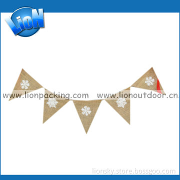 Burlap Pennant Banner Burlap Wedding Banners